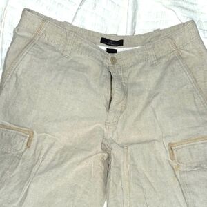 Men's Tan Cargo Bermuda